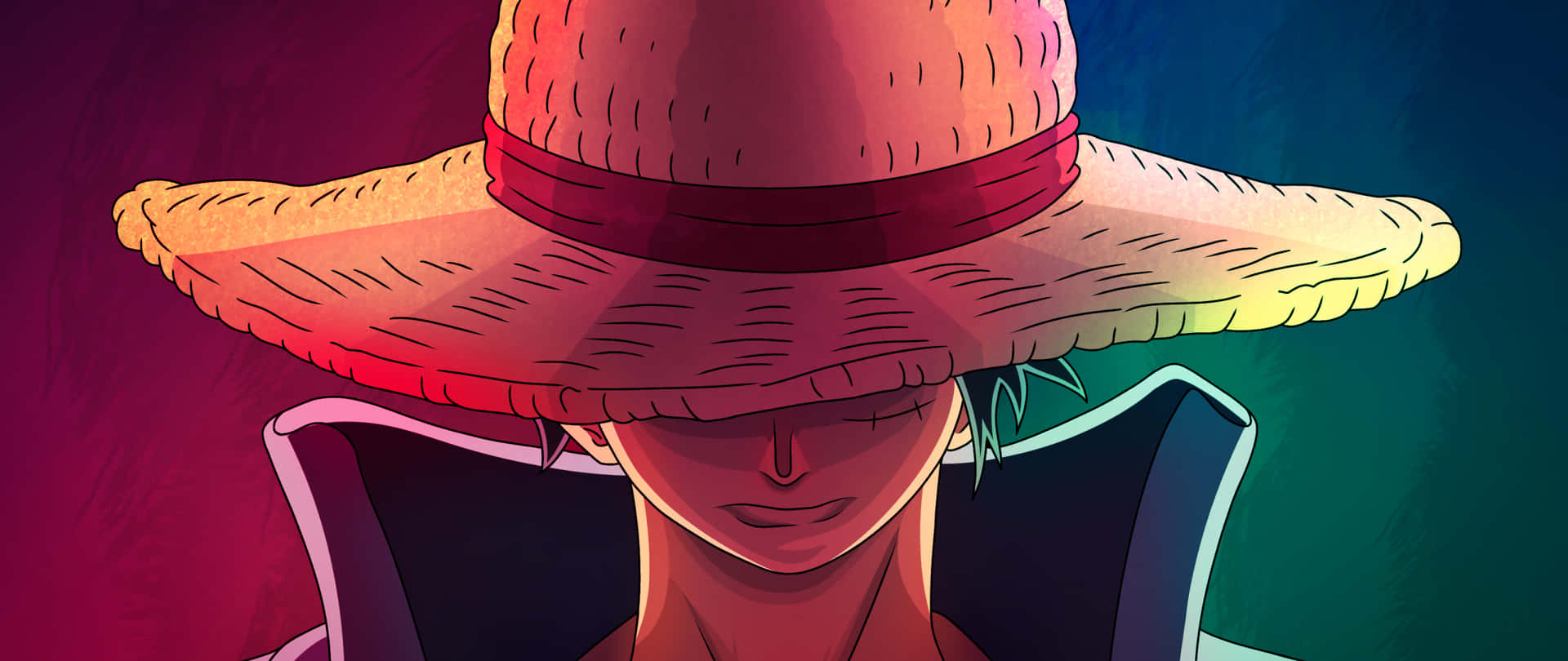 Monkey D Luffy Art 2560x1080 Background