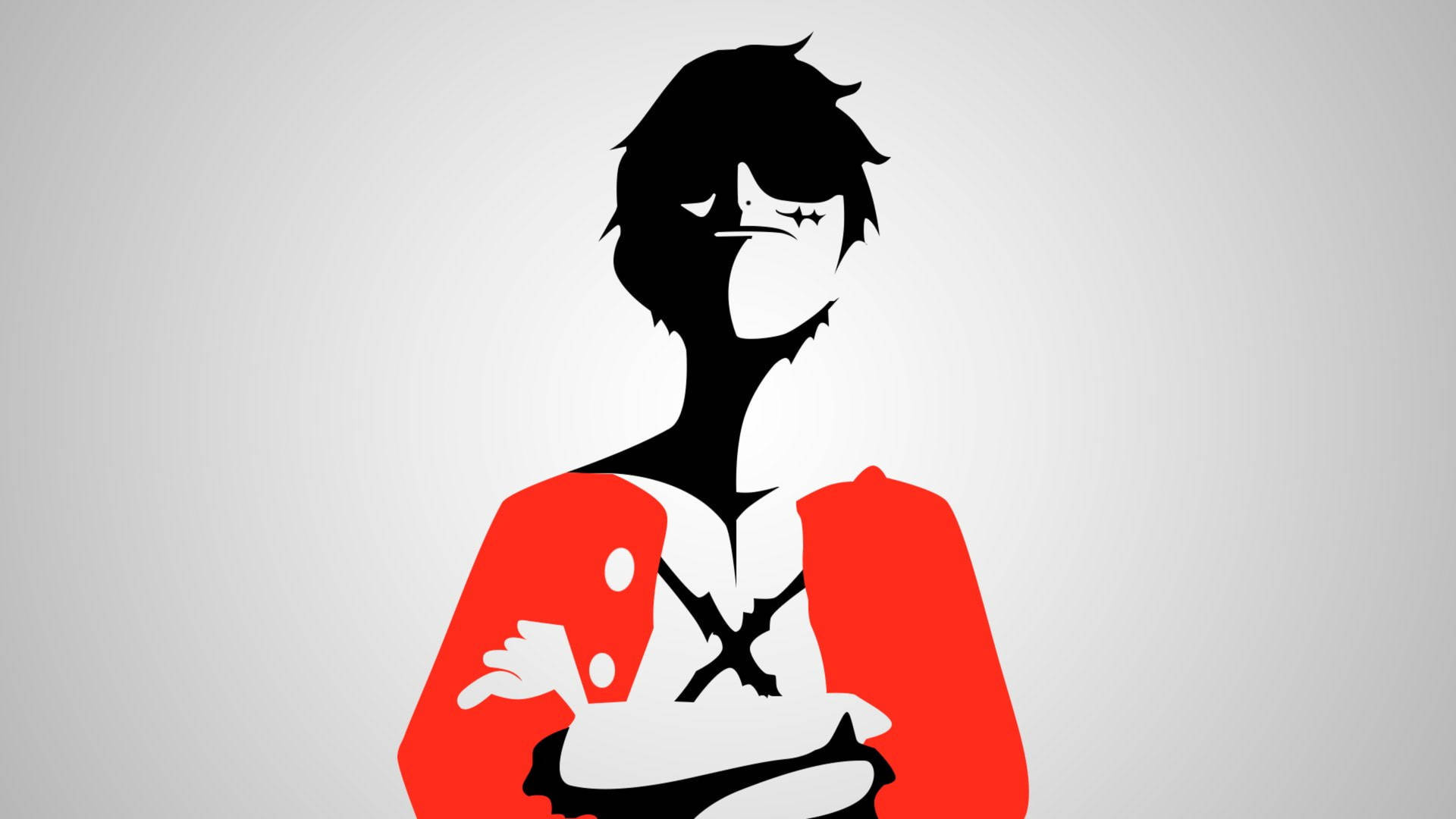 Monkey D Luffy Simple Graphic Art