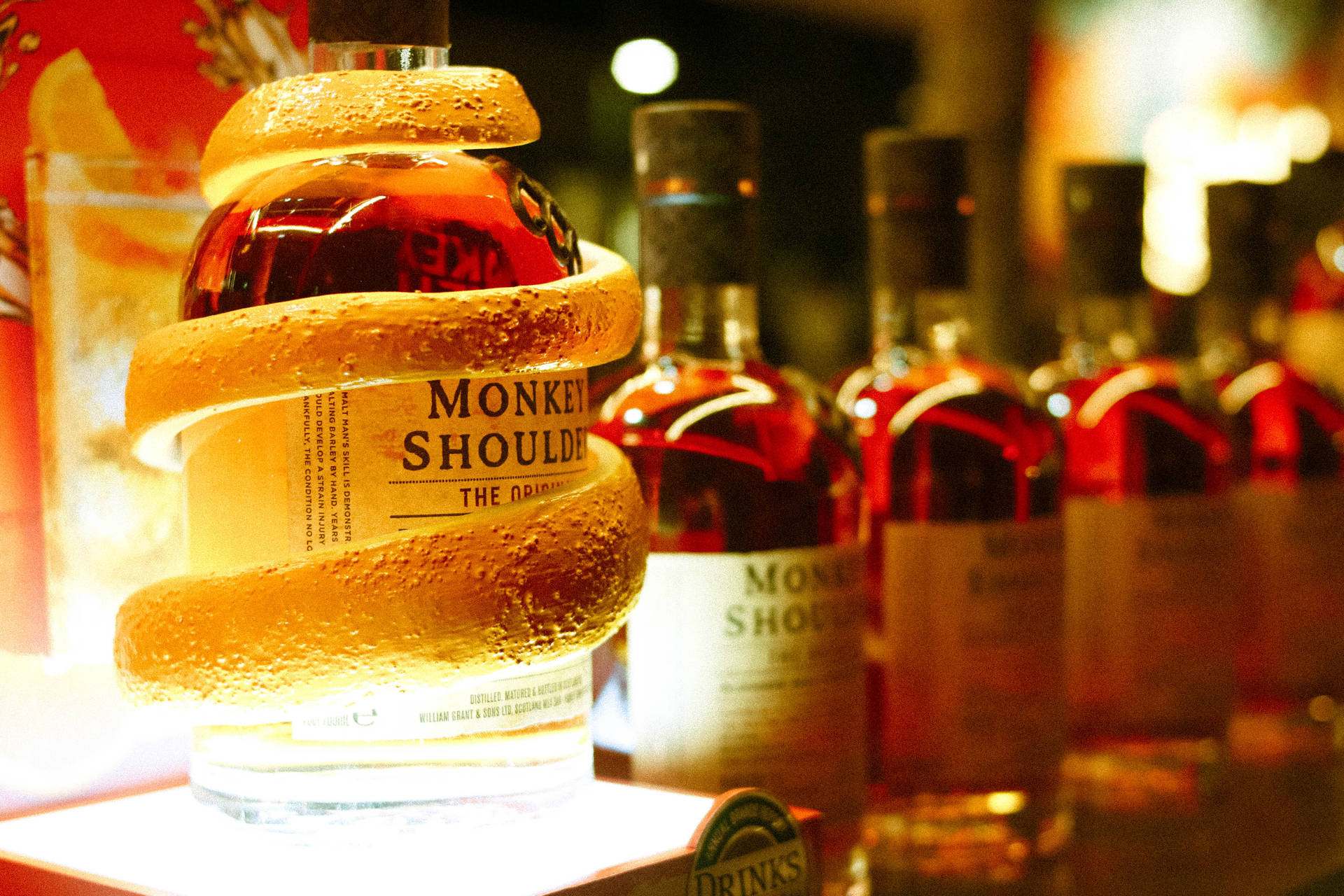 Monkey Shoulder Blended Malt Scotch Whisky Bottles