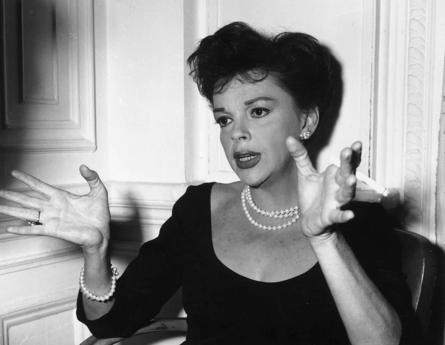 Monochromatic American Actress Judy Garland