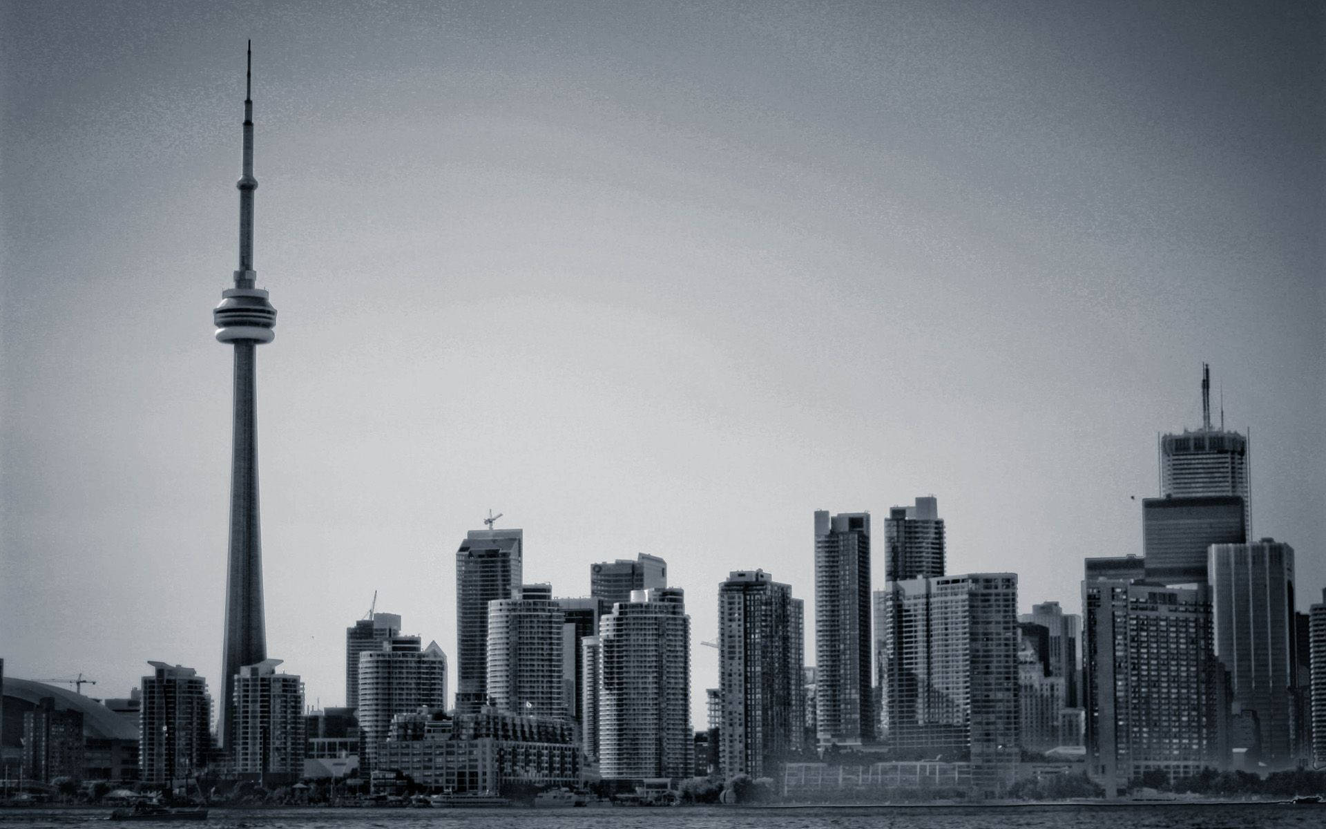 Monochromatic Cn Tower View