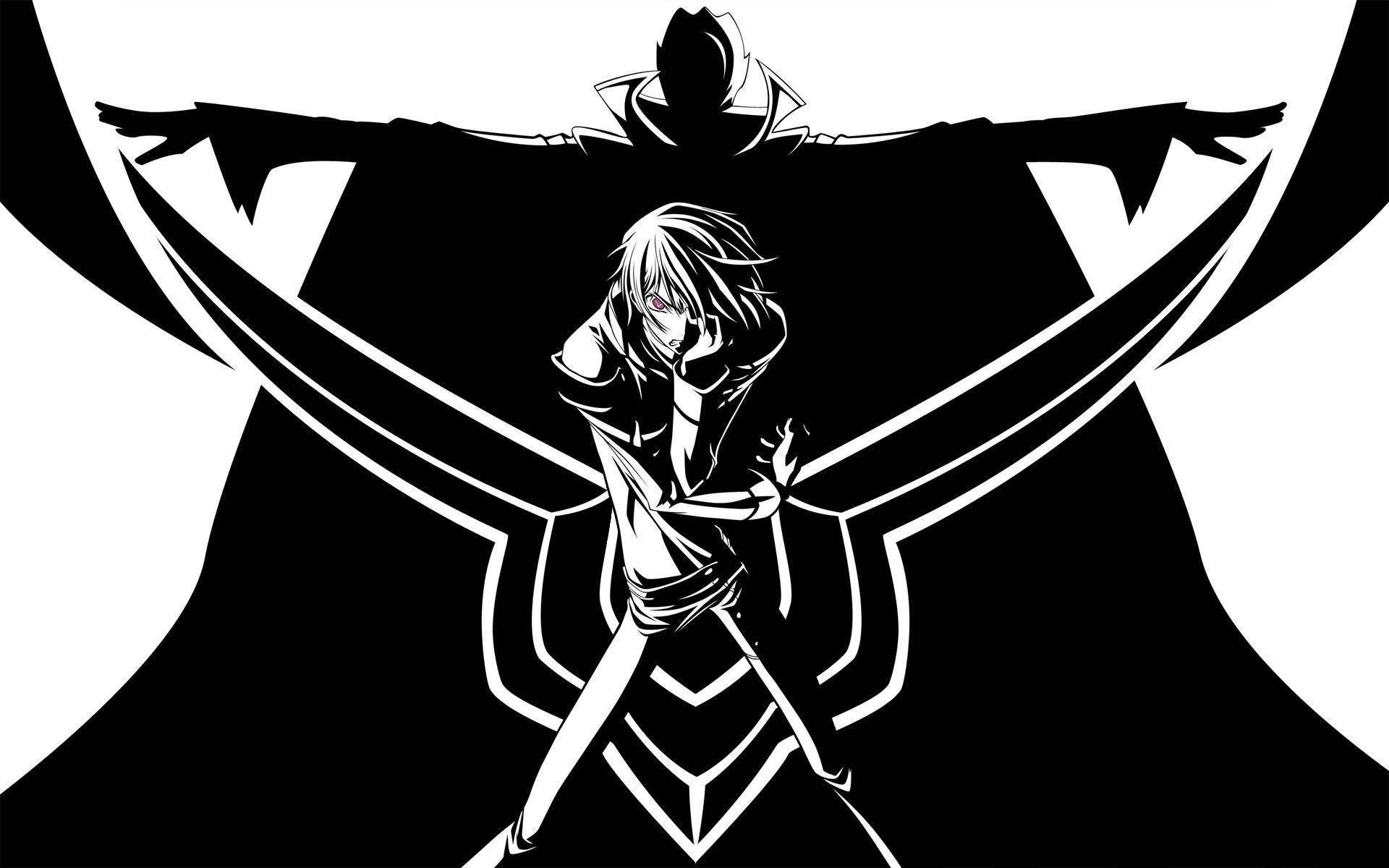 Monochromatic Lelouch Fan Art Background