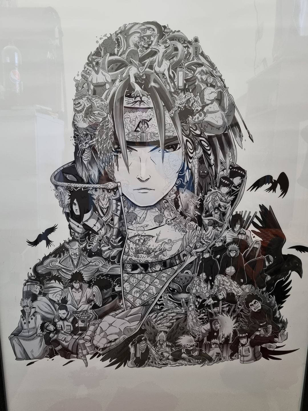 Monochrome Akatsuki Uchiha Itachi Pfp Abstract Artwork Background