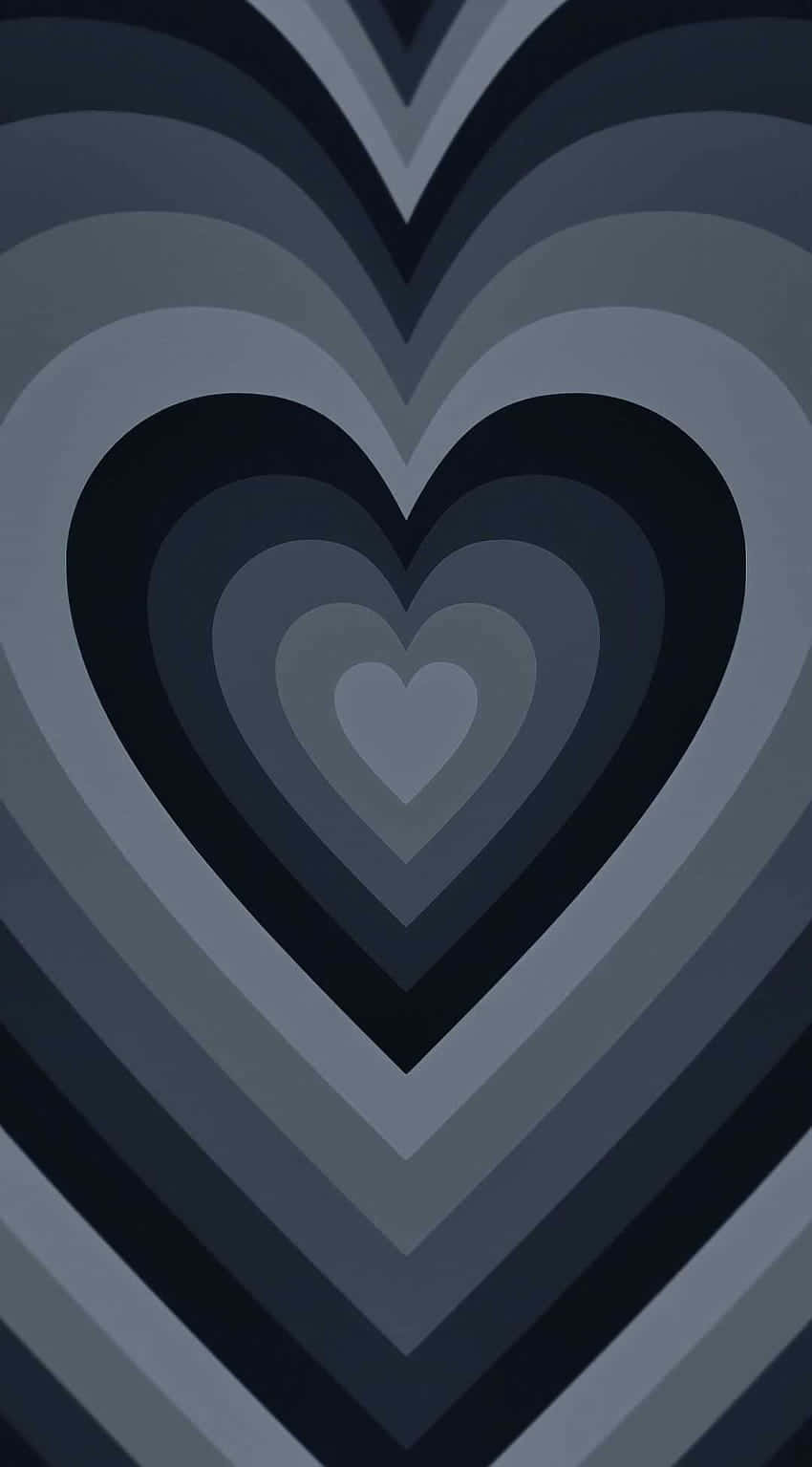 Monochrome Black Heart Iphone Background