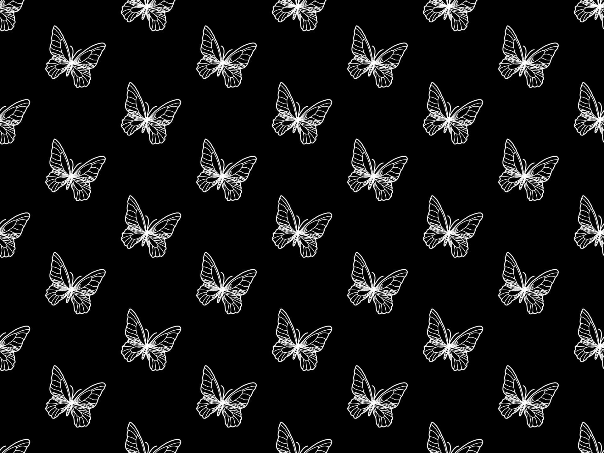 Monochrome_ Butterfly_ Pattern.jpg Background