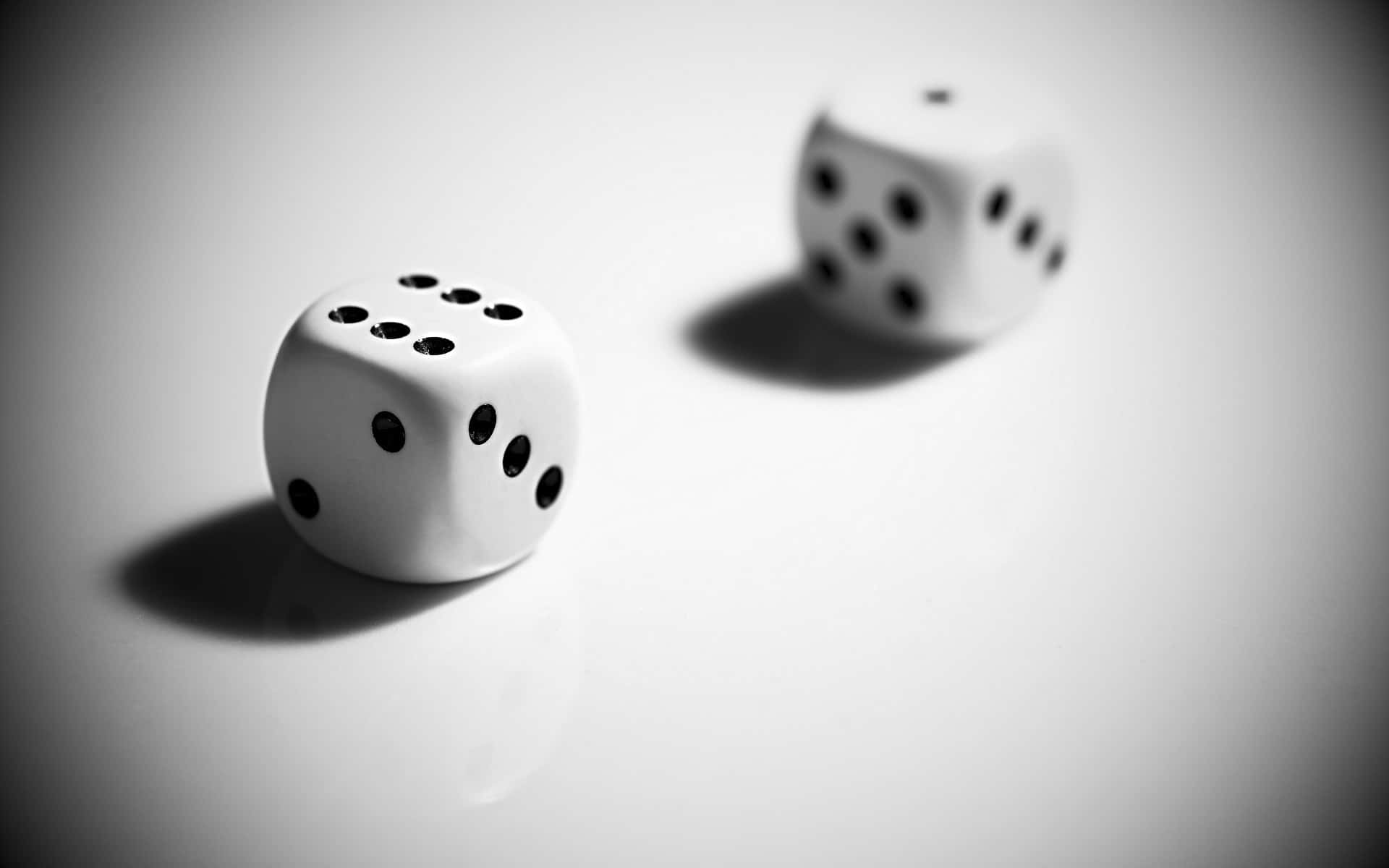 Monochrome Diceon Table Background