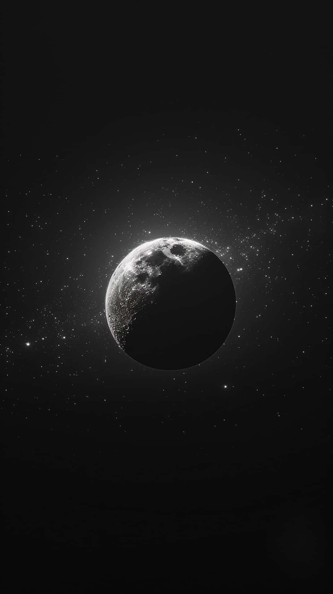Monochrome_ Earth_from_ Space Background