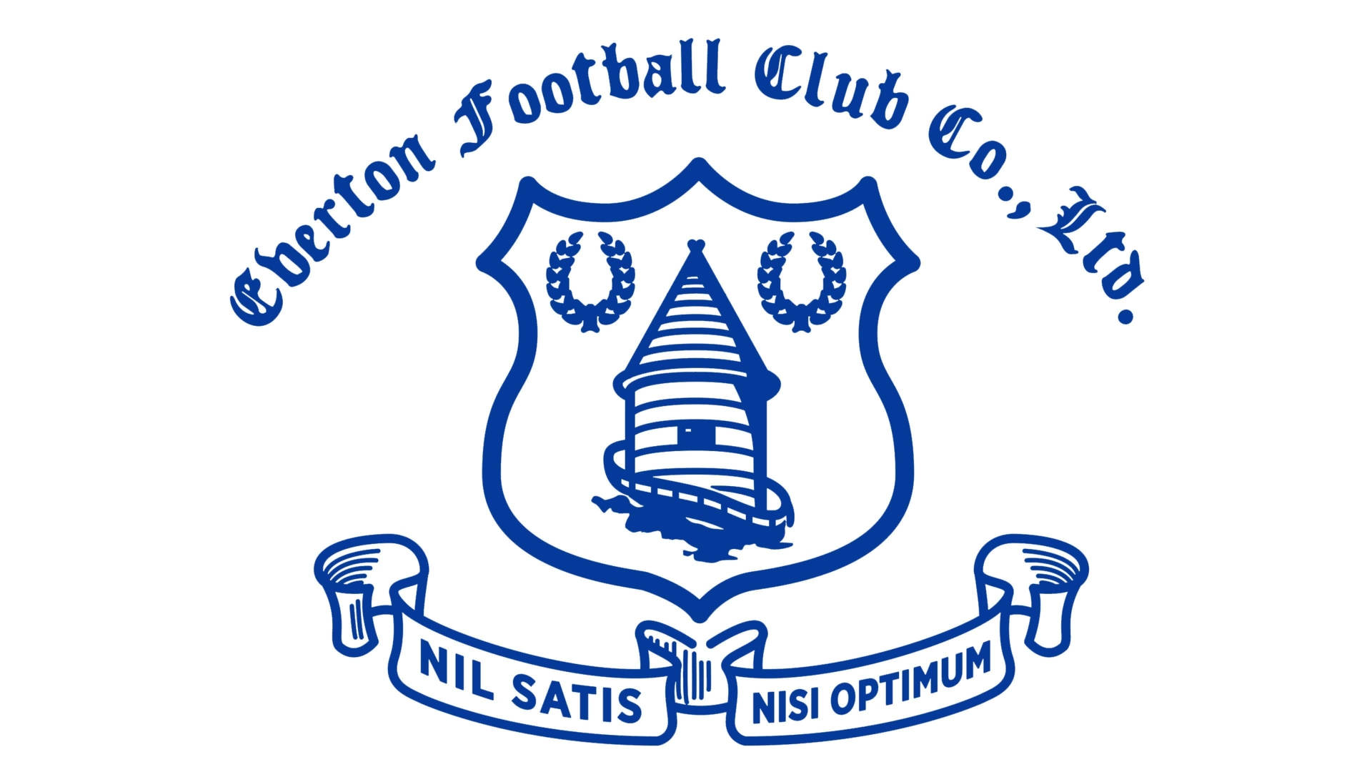 Monochrome Everton F.c Crest Background