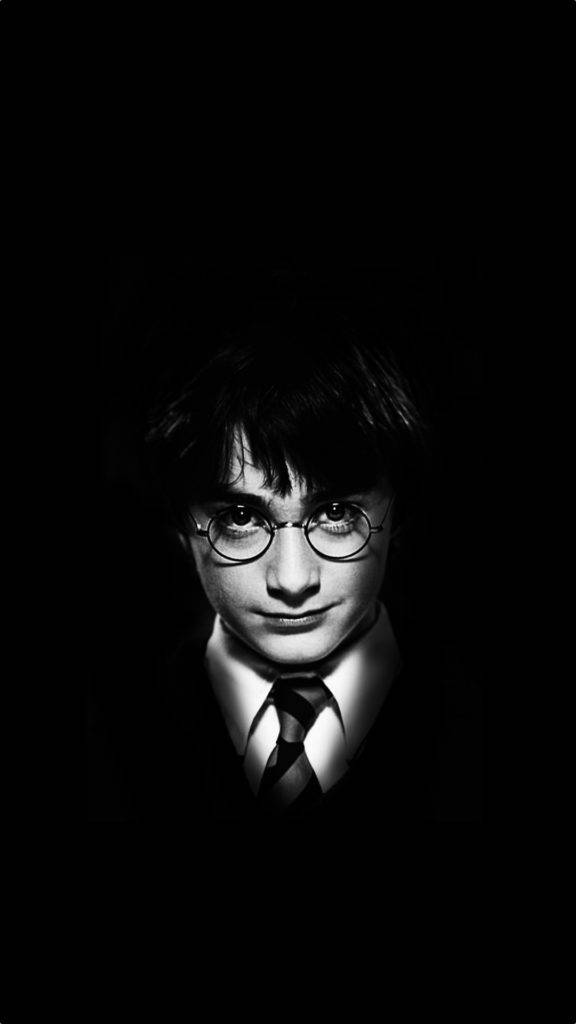 Monochrome Harry Potter Iphone Background