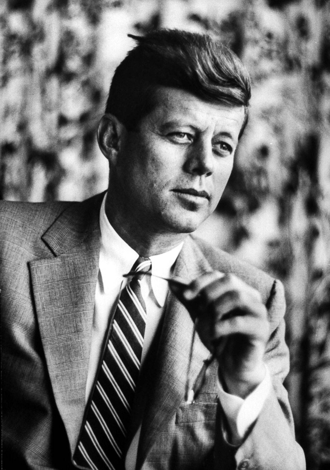 Monochrome John F. Kennedy Background