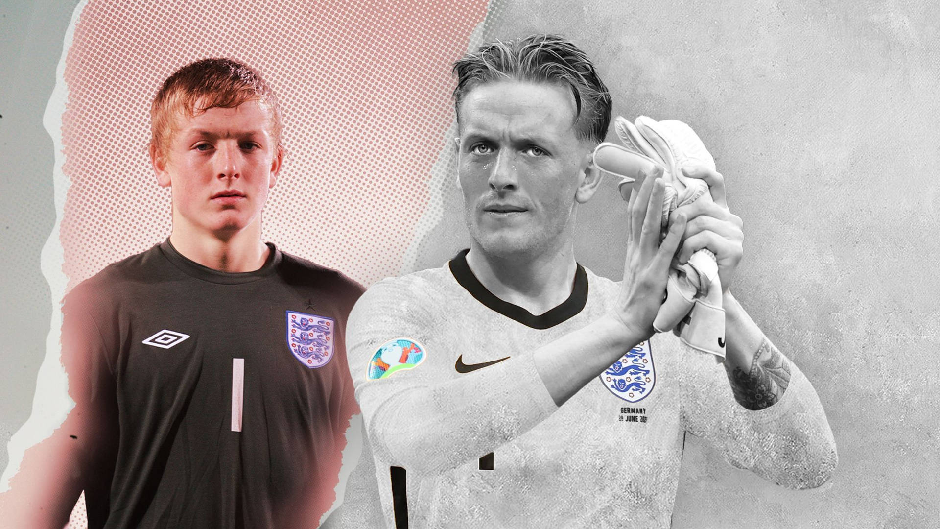 Monochrome Jordan Pickford Background