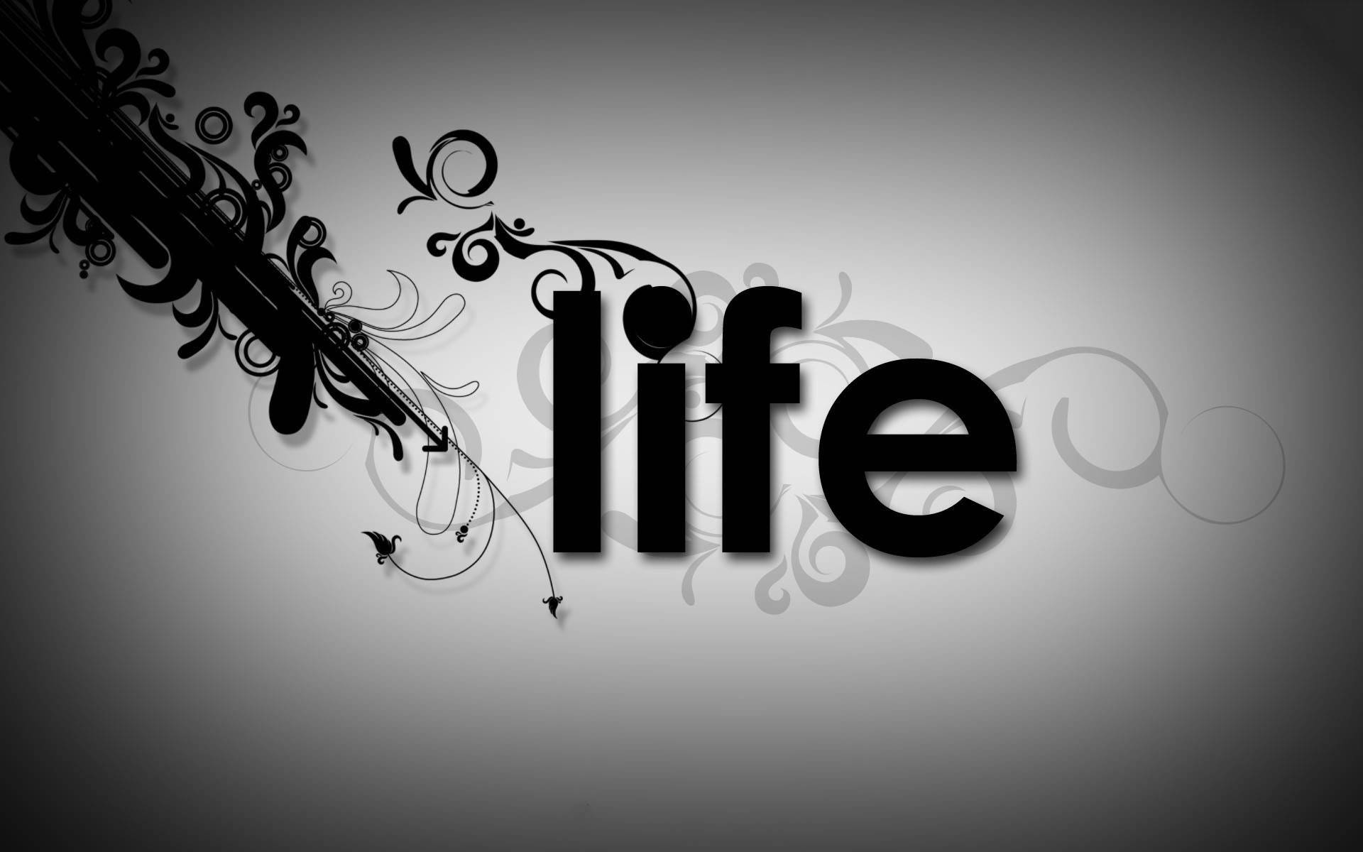 Monochrome Life Desktop Background