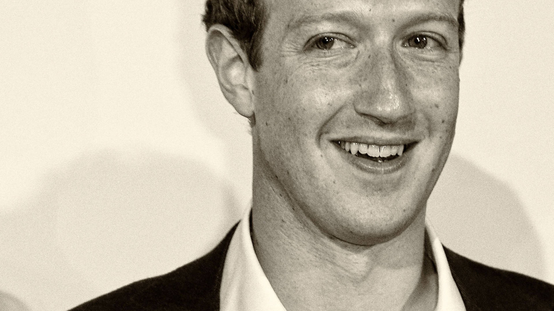 Monochrome Mark Zuckerberg Background