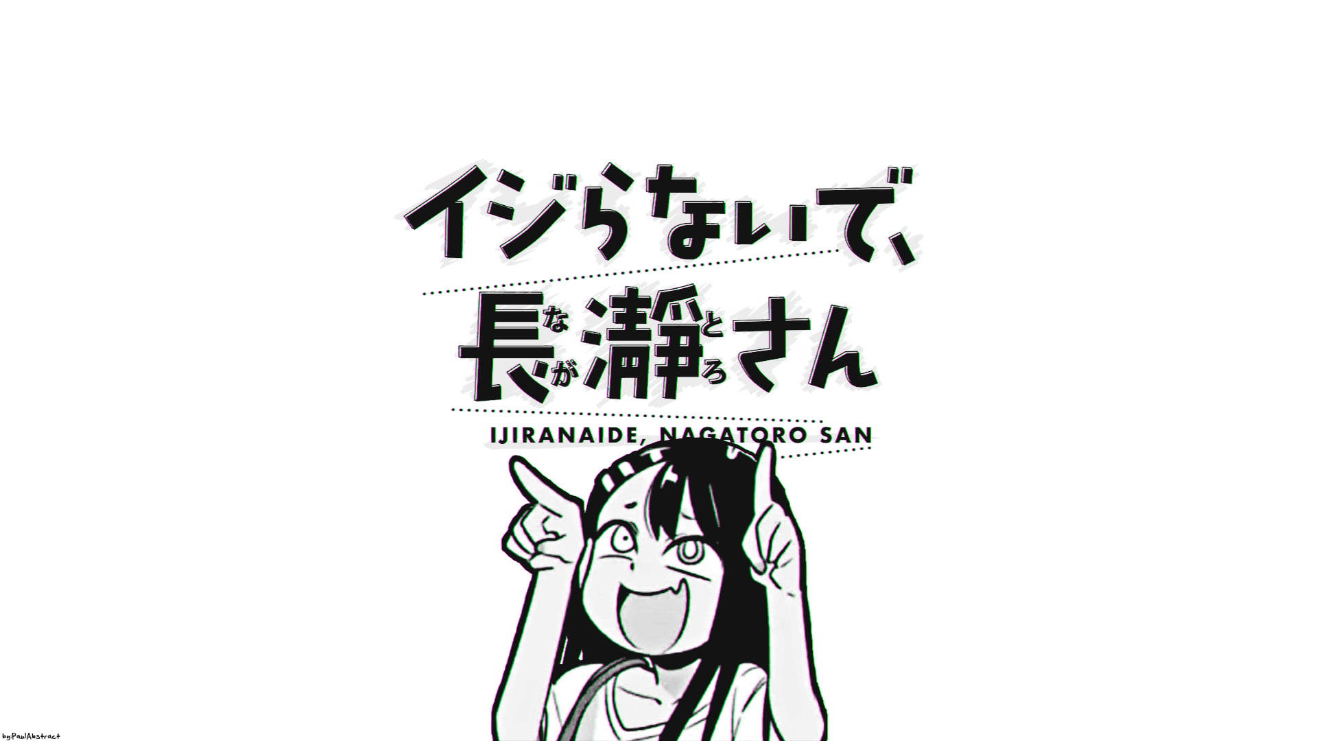 Monochrome Nagatoro Anime Poster
