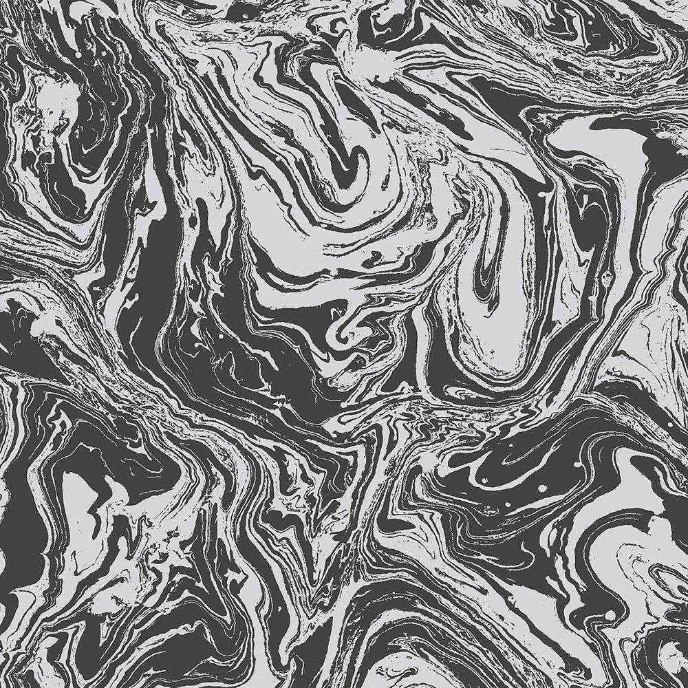 Monochrome Paint On Black Marble Iphone Background