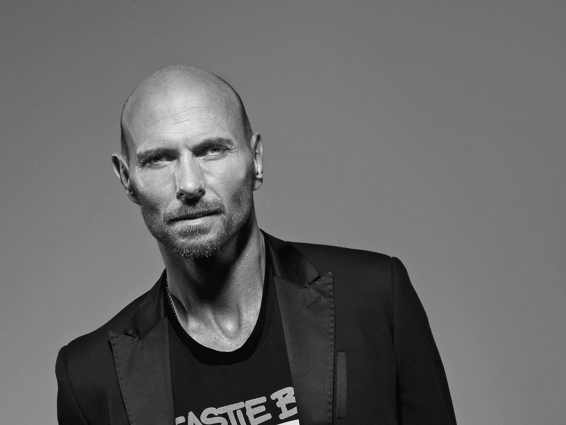 Monochrome Photo Of Luke Goss