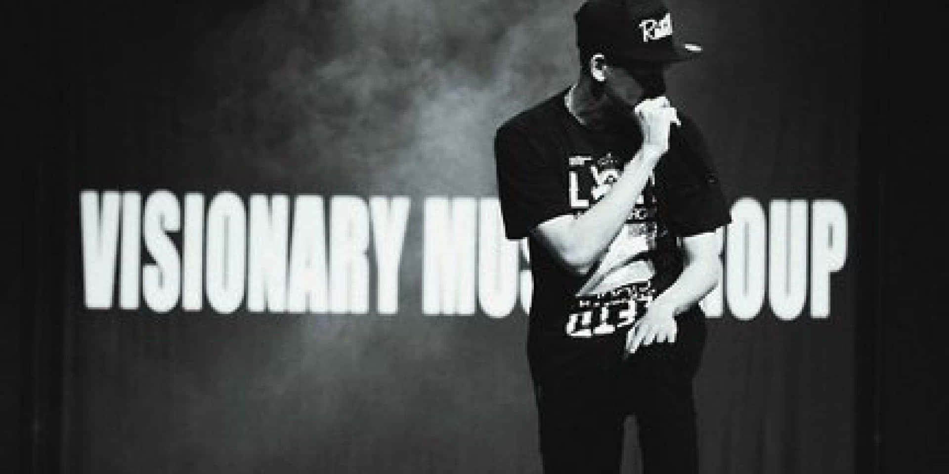Monochrome Rapper Pfp Background