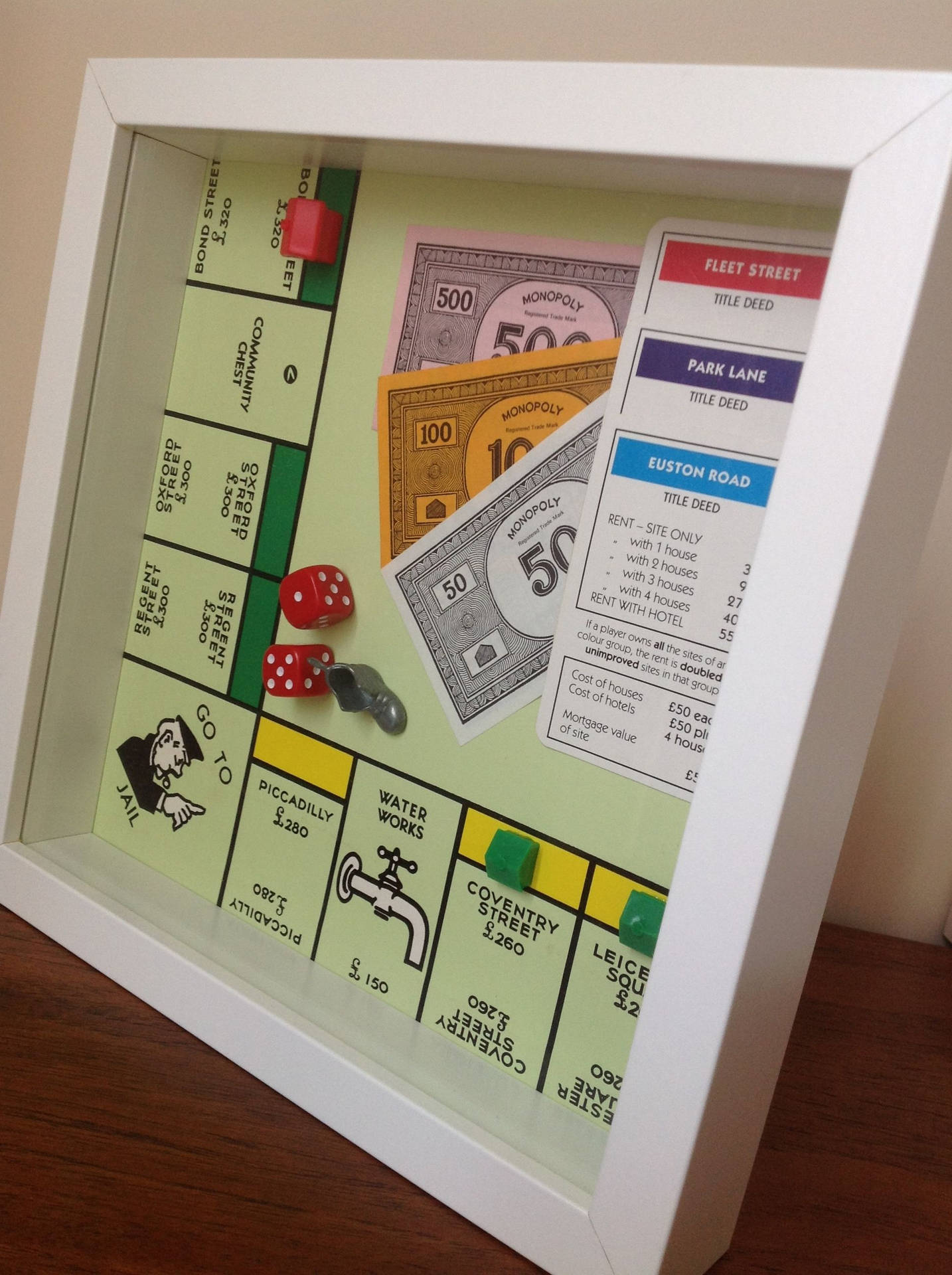 Monopoly Framed Cube Background