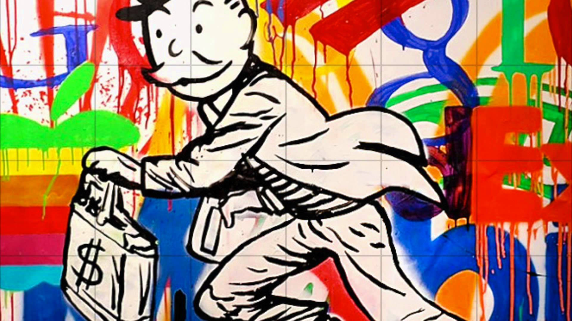 Monopoly Man Wall Art Background