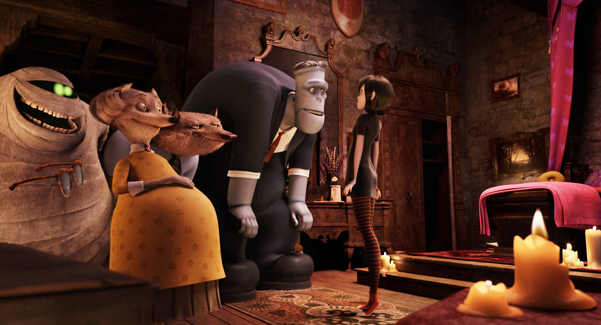 Monster And Mavis From Hotel Transylvania