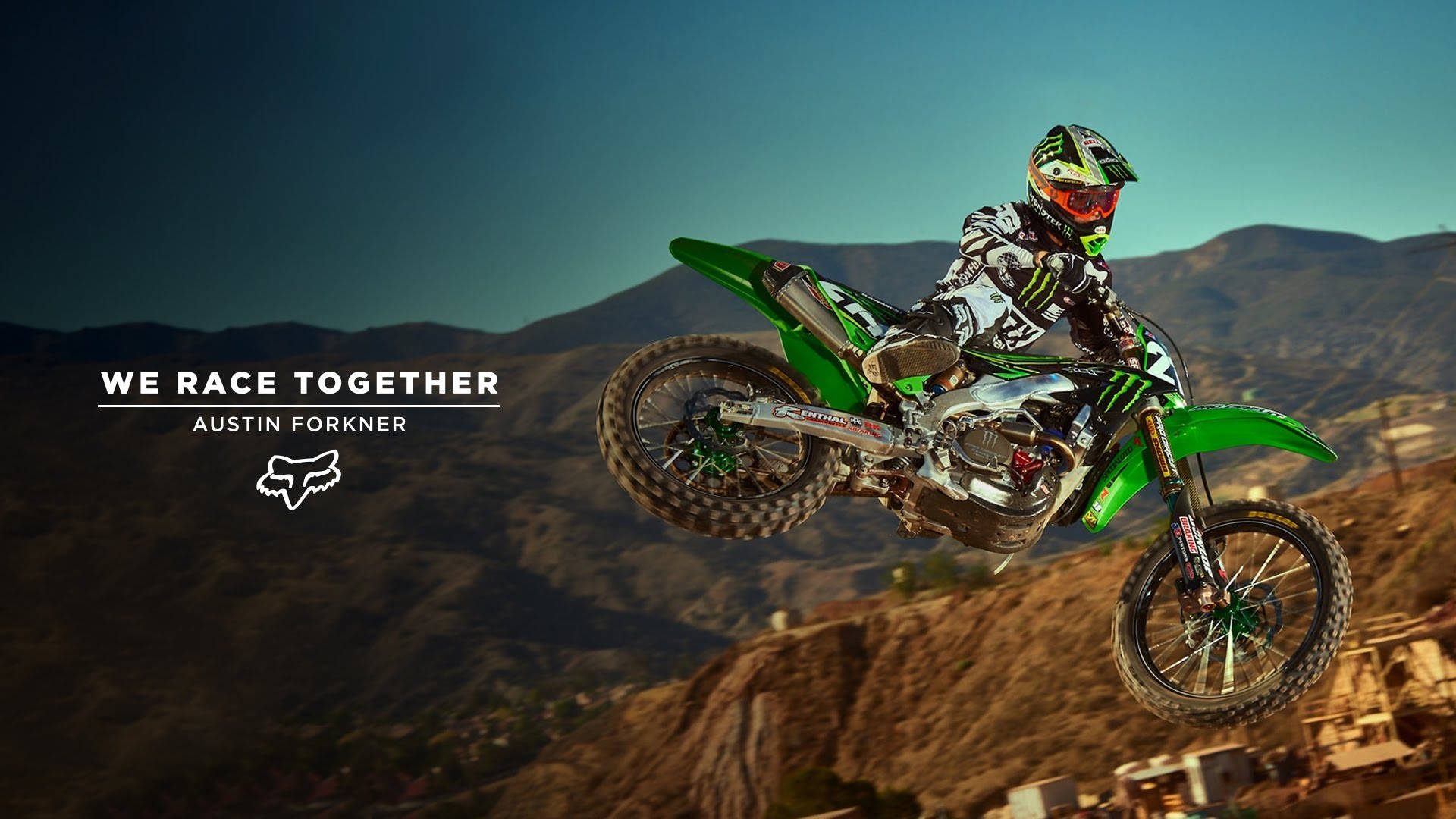 Monster Dirt Bike Austin Forkner Background