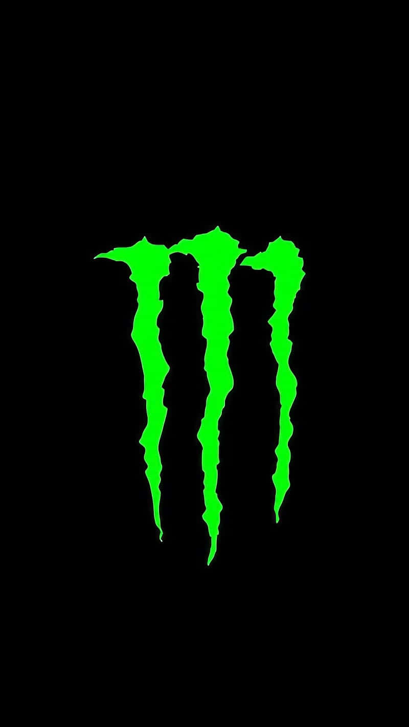 Monster Energy Logo Glow Background