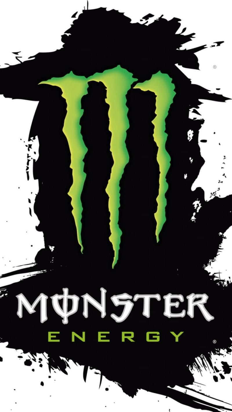 Monster Energy Logo Splash Background