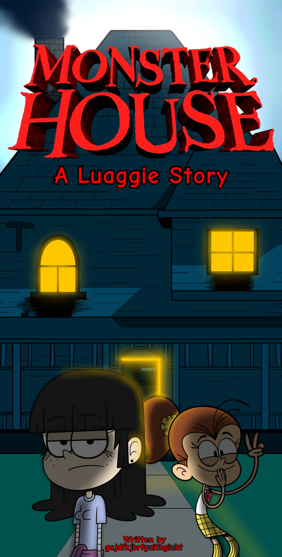 Monster House A Luaggie Story Poster Background