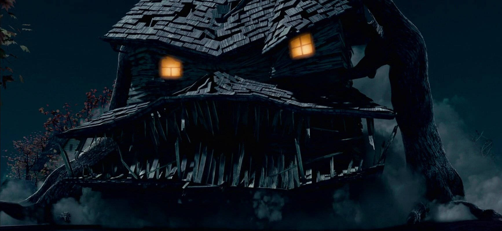 Monster House Glowing Window Eyes