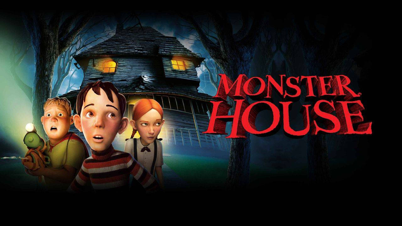 Monster House Poster On Right Background