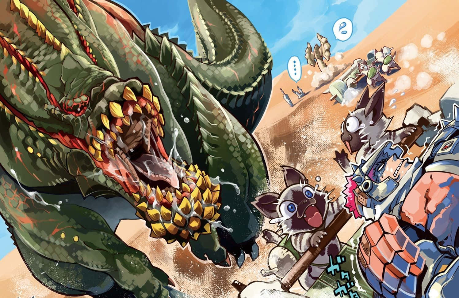 Monster Hunter Desktop Screen Display Background