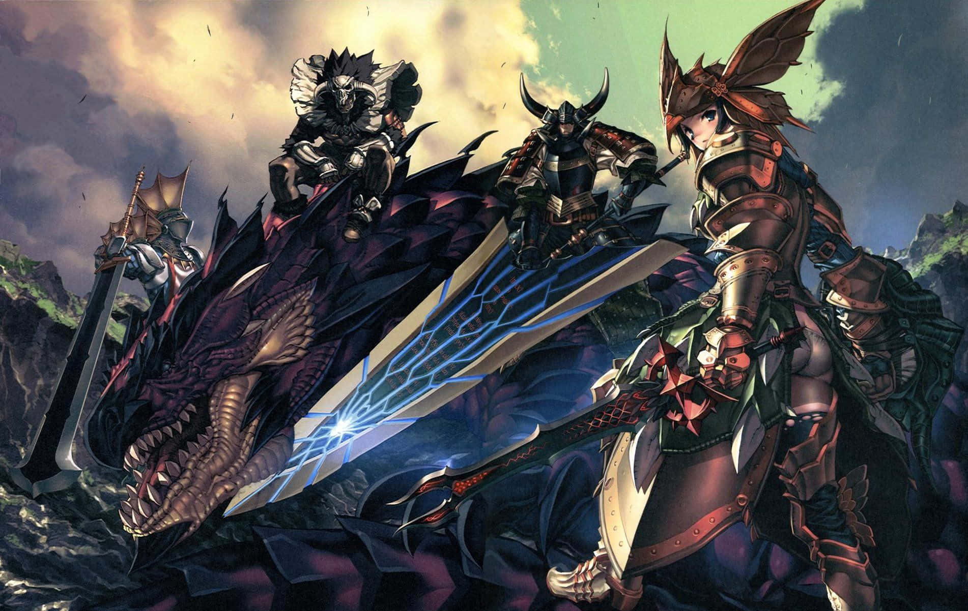 Monster Hunter Desktop Screen Theme Background