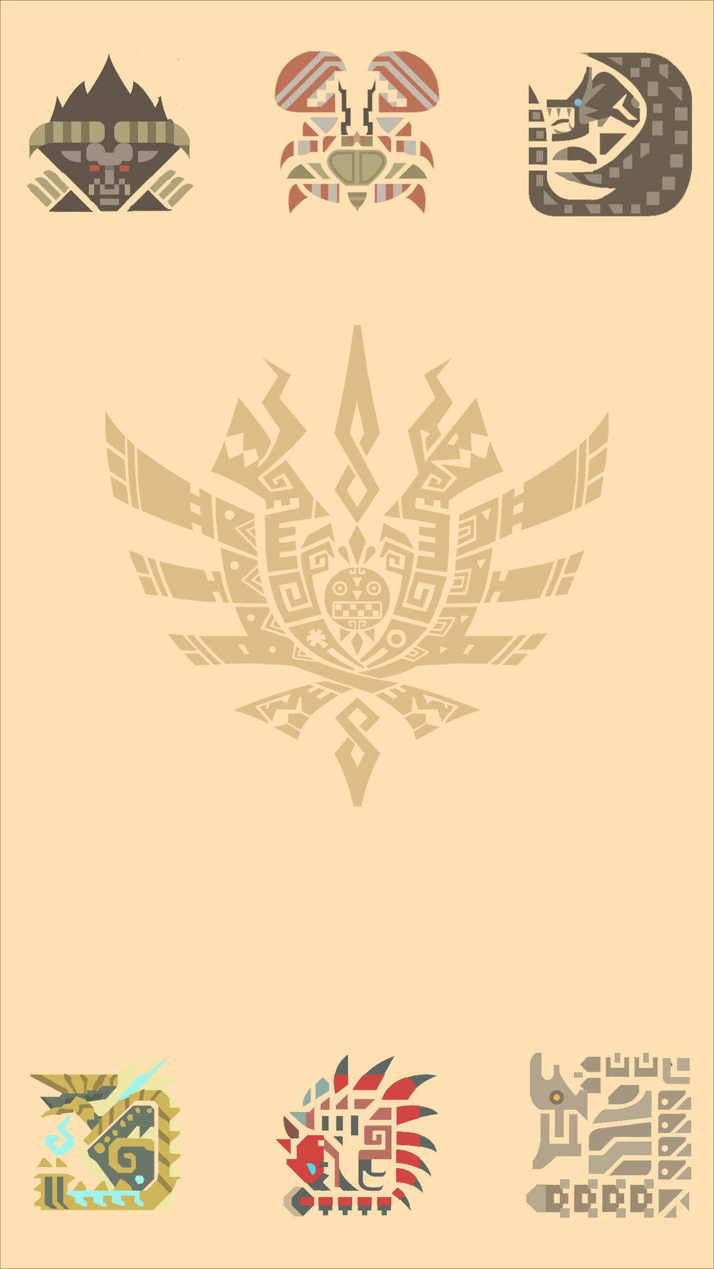 Monster Hunter Iphone Game Logo Background