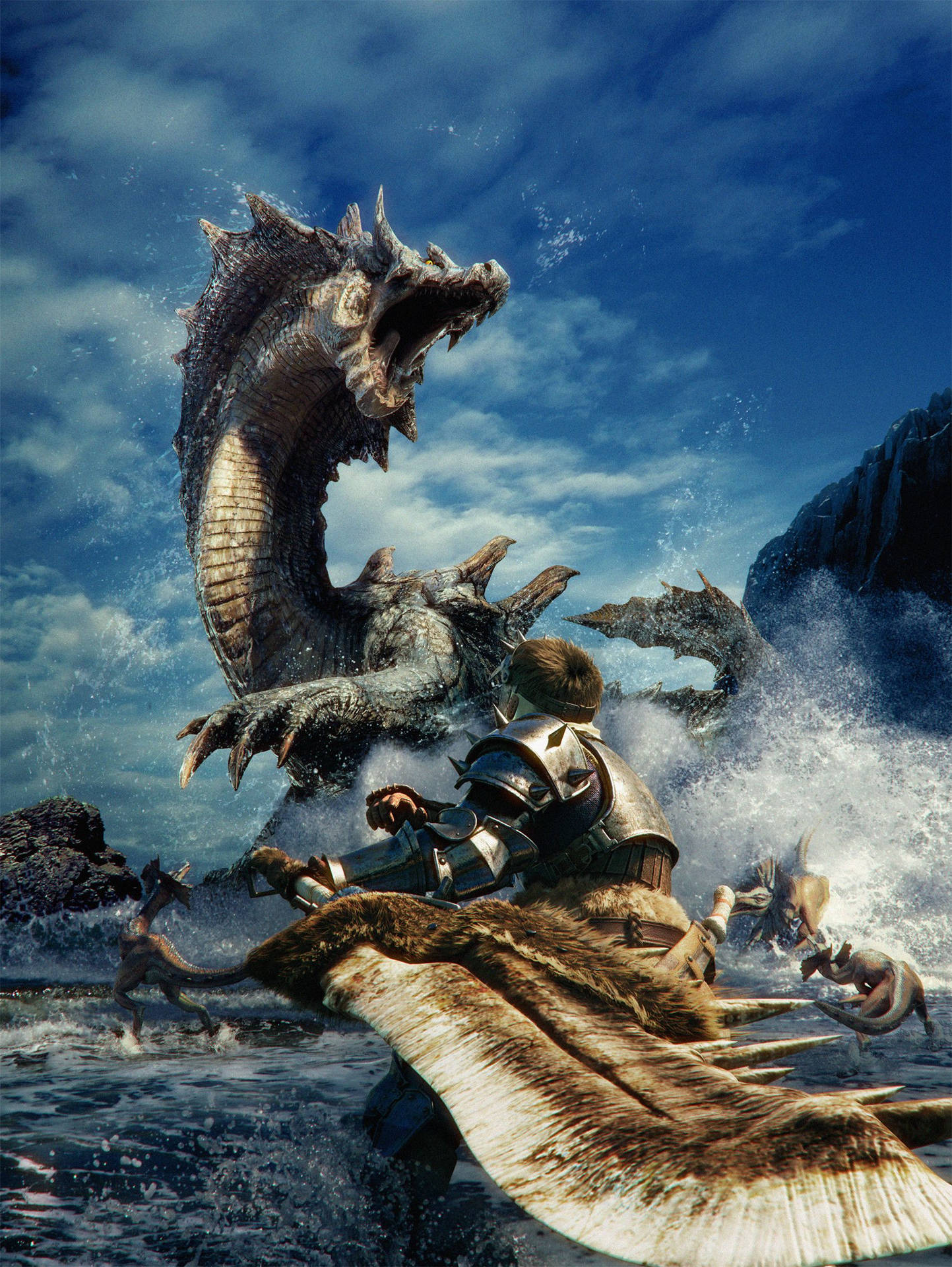 Monster Hunter Iphone Sea Dragon Background