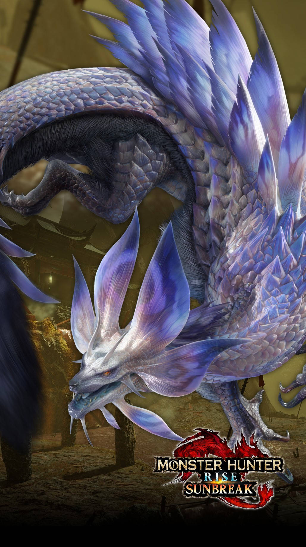 Monster Hunter Phone Violet Mizutsune Background