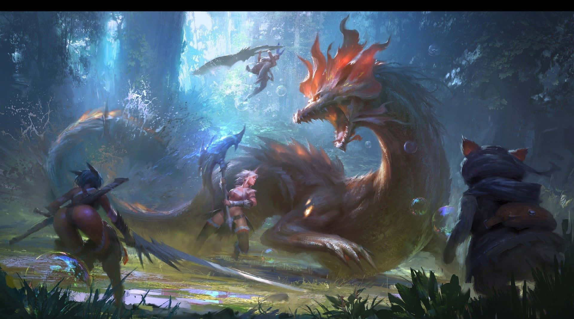 “monster Hunter: The Thrill Of The Hunt” Background