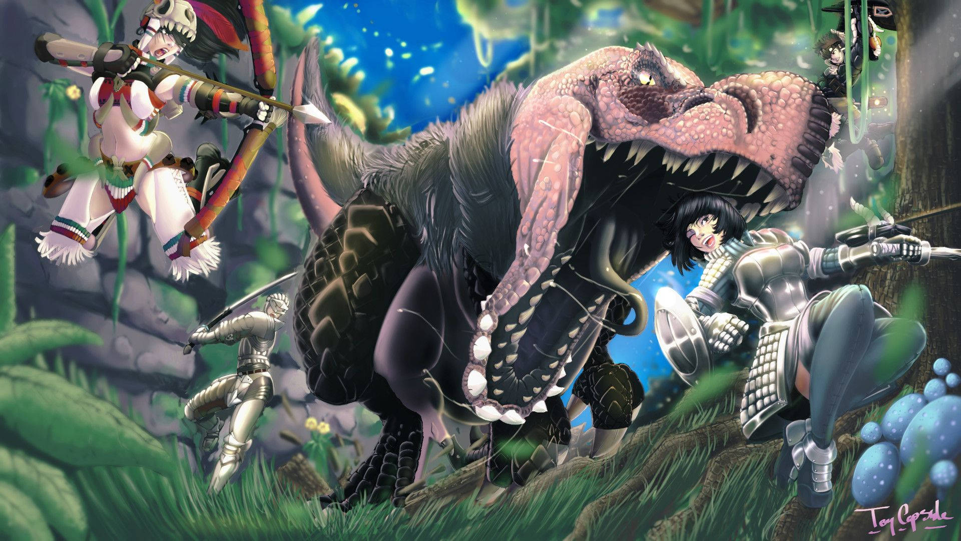 Monster Hunter World Fanart Hd Background