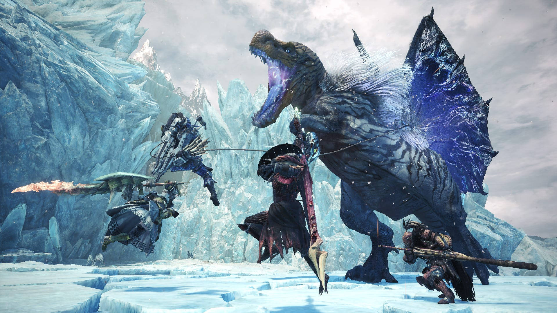 Monster Hunter World Iceborne Fulgur Anjanath Battle