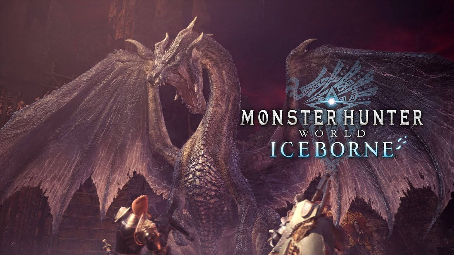 Monster Hunter World Iceborne Poster With Velkhana Background