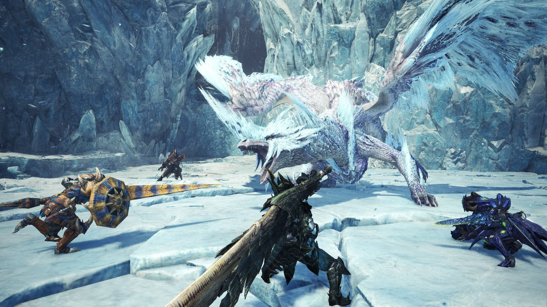 Monster Hunter World Iceborne Velkhana Battle Background