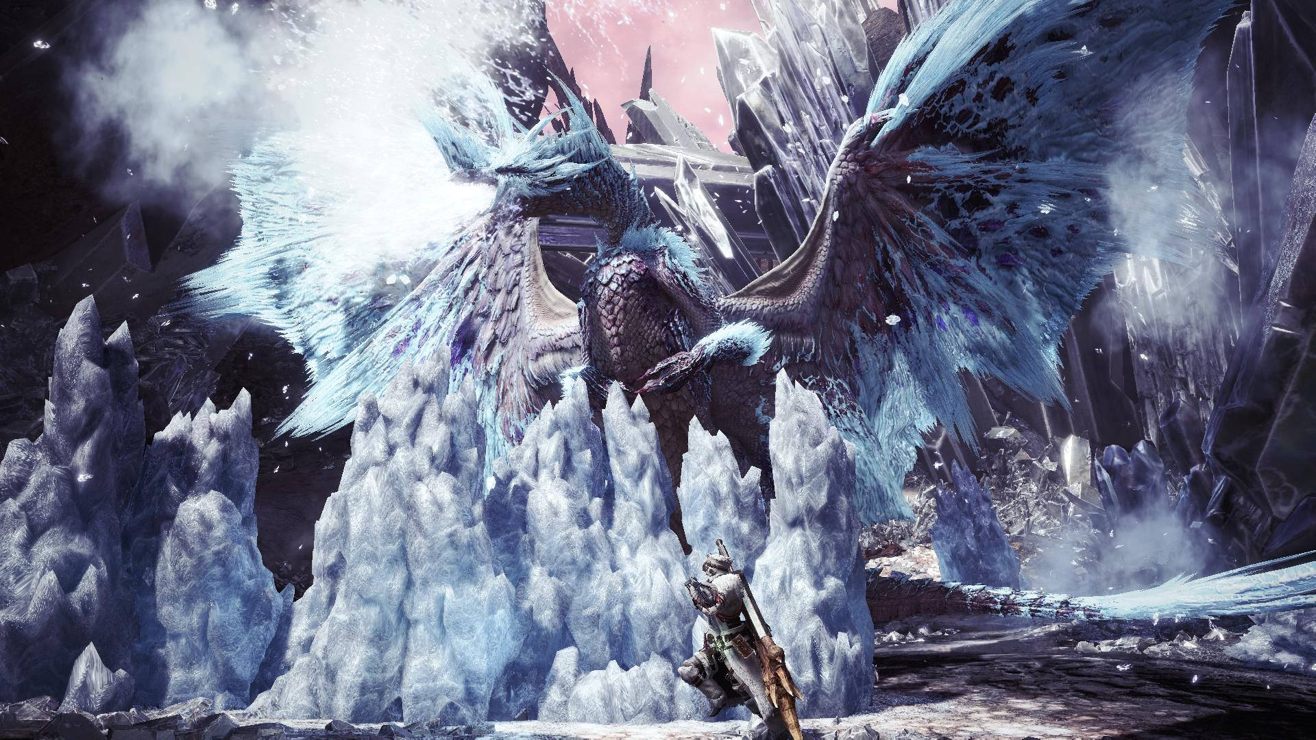 Monster Hunter World Iceborne Velkhana Story Trailer Still Background