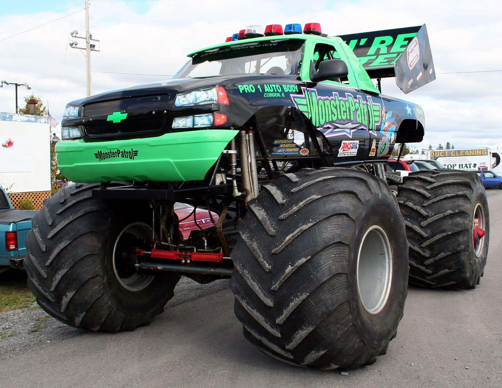 Monster Patrol Monster Truck Background