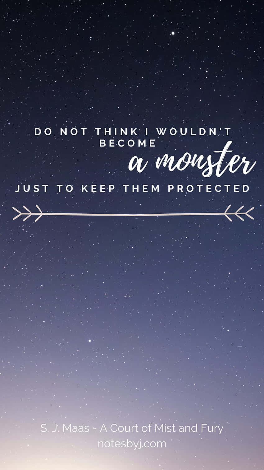 Monster Quote Acotar Background