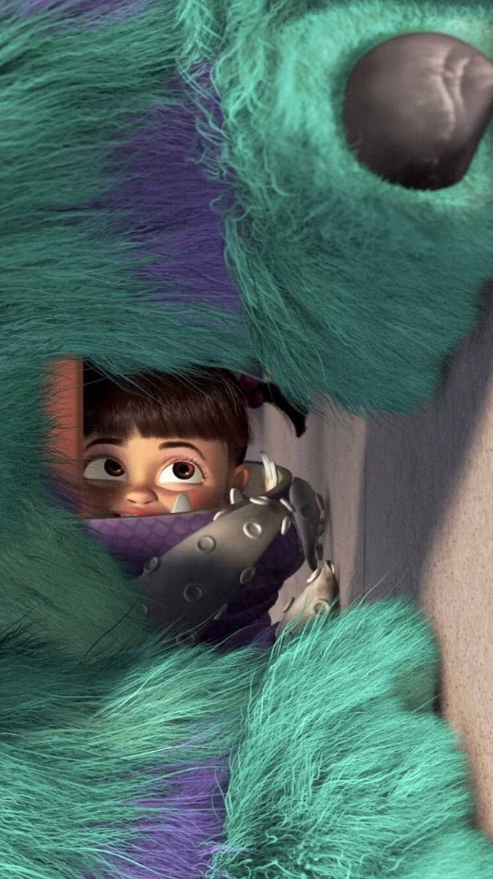 Monsters Inc Hiding Boo Background