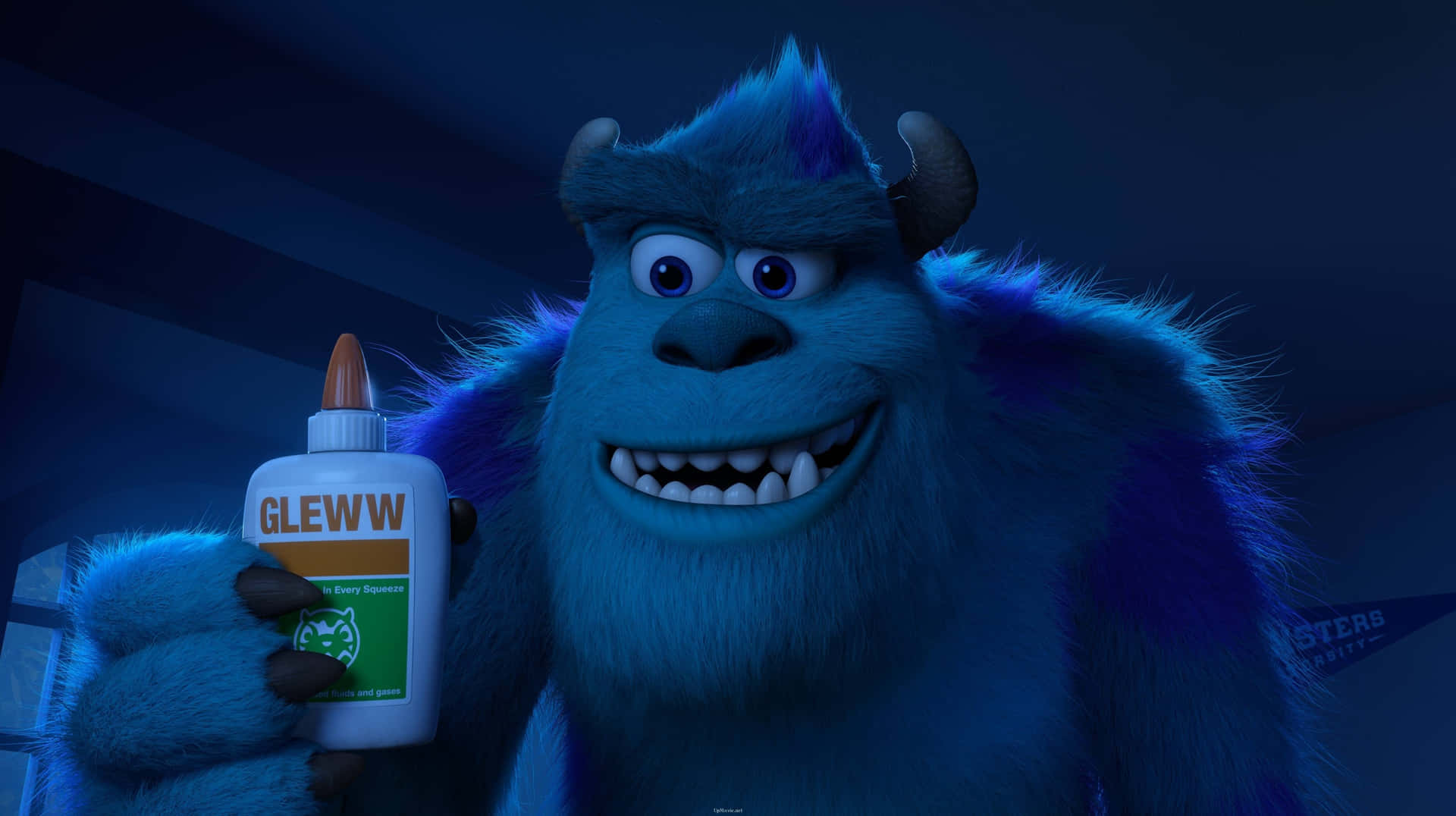 Monsters Sulley And Glue Background