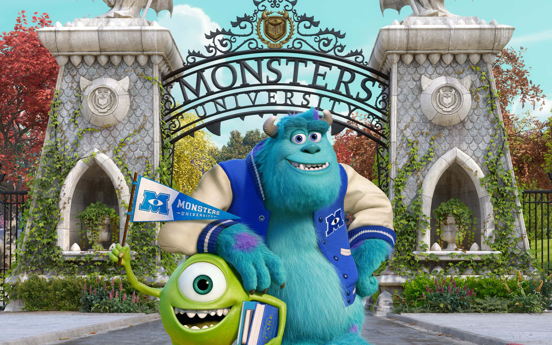 Monsters University Gate Background