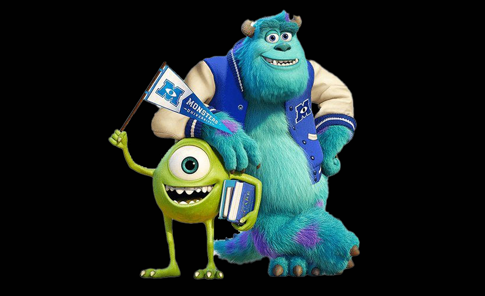 Monsters University Iconic Duo Background
