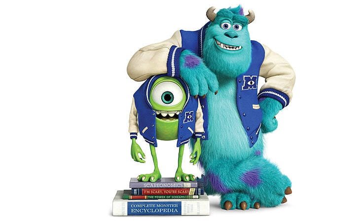 Monsters University Mike And Sulley Classmates Background