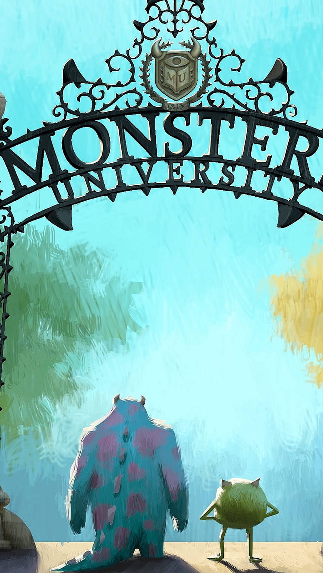 Monsters University Painting Background