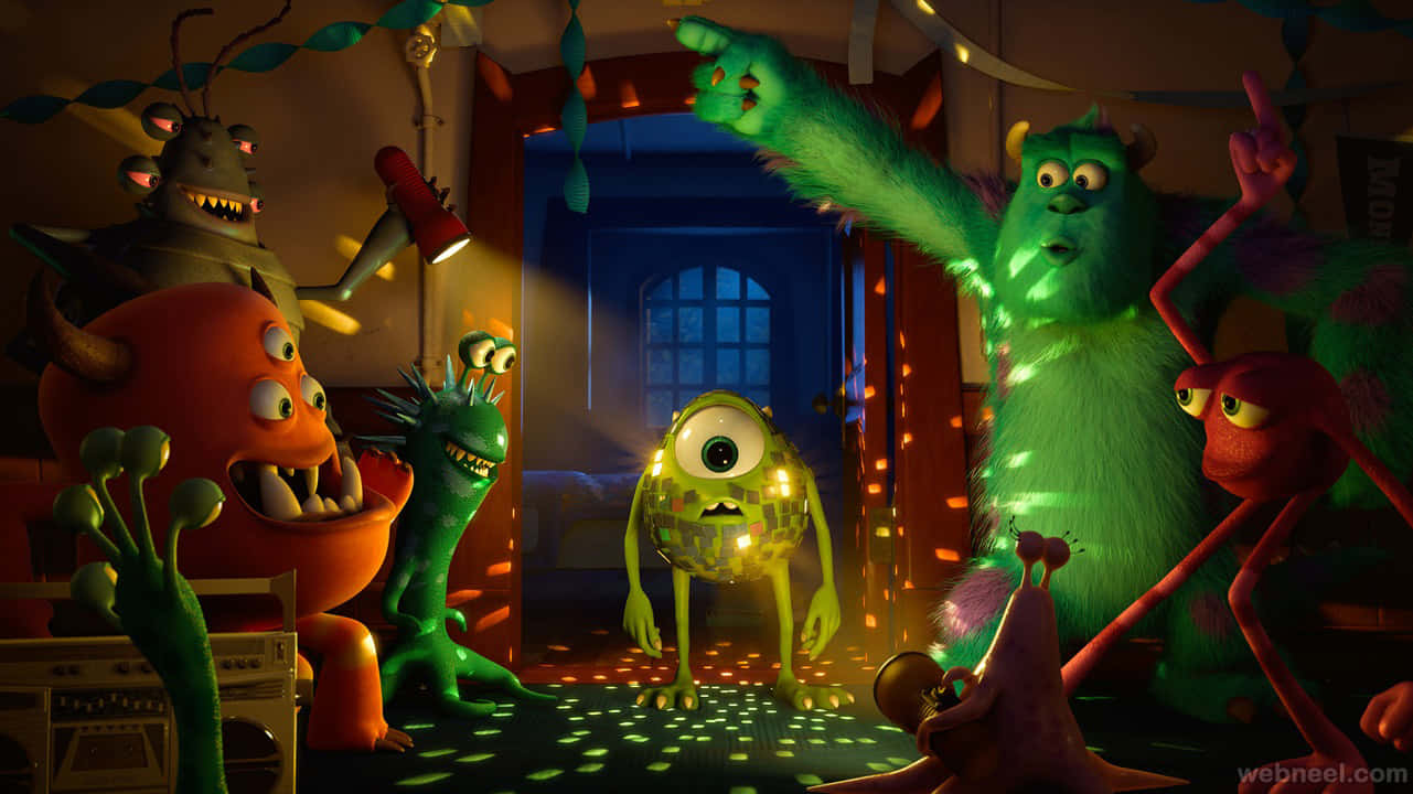 Monsters University Surprise Party Background